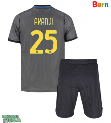 Inter Milan Manuel Akanji #25 Replika Babytøj Tredje sæt Børn 2026-27 Kortærmet (+ Korte bukser)